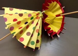 雨伞太阳伞折纸大全图解 漂亮的小花伞
