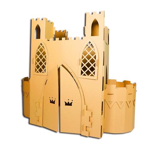 纸箱纸板纸皮城堡模型大型玩具瓦楞纸房子儿童其他手工制作